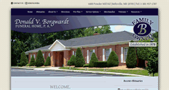 Desktop Screenshot of borgwardtfuneralhome.com